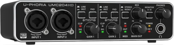 behringer u-phoria umc204hd usb audio interface - Image 3