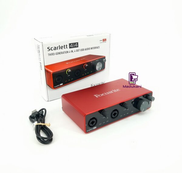 Focusrite SCARLETT 4I4 USB AUDIO INTERFACE - 3RD GEN - Image 6