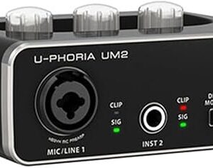 Behringer U-PHORIA UM2 Audiophile USB Audio Interface (CHEAP SOUNDCARD)