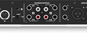 Behringer U-PHORIA UMC1820, 8-Channel Audio Interface, Black