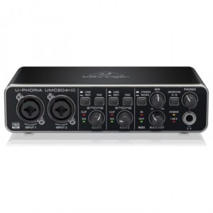 behringer u-phoria umc204hd usb audio interface