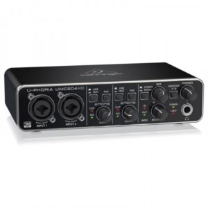 behringer u-phoria umc204hd usb audio interface