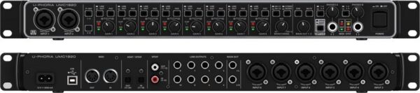 Behringer U-PHORIA UMC1820, 8-Channel Audio Interface, Black - Image 3