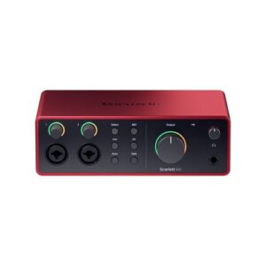 Focusrite Scarlett 4i4 USB-C Audio/MIDI Interface (4th Generation)