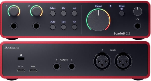 Focusrite Scarlett 2i2 4th Gen USB-C Audio Interface - Image 2