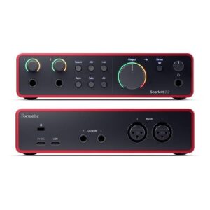 Focusrite Scarlett 2i2 4th Gen USB-C Audio Interface