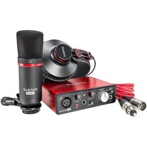 Focusrite Scarlett Solo Studio Pack USB Sound Card Recording Interface