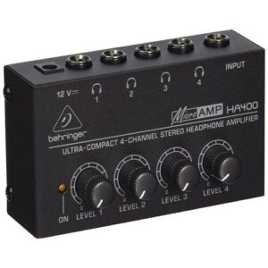 Behringer HA400 4-Channel Stereo Headphone Amp.