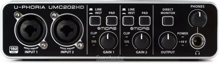 Behringer U-Phoria UMC202HD USB Audio Interface - Image 6