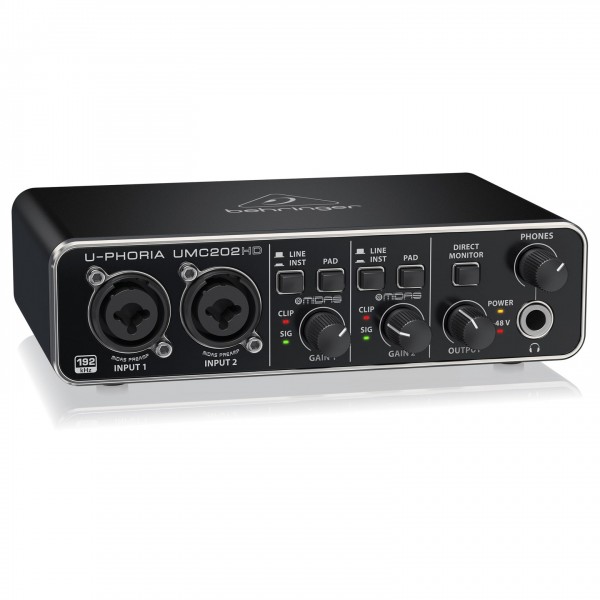 Behringer U-Phoria UMC202HD USB Audio Interface - Image 2