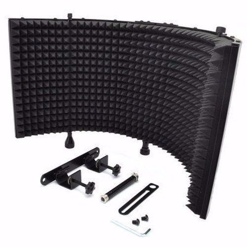 Vocal Booth Mic Reflection / Filter With Stand - Image 4