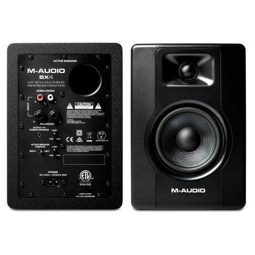 M Audio BX4 120-Watt Powered Monitor / Studio Monitors - Image 4